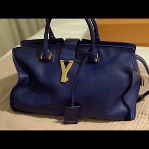 Ysl Tote Bag Indigo color dust bag & box included